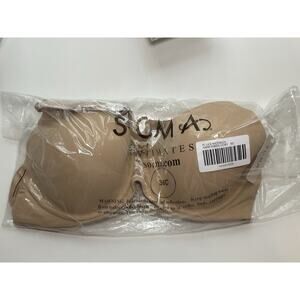 Soma Bra Women's 36C Beige Embraceable Racerback Lace Underwired Padded